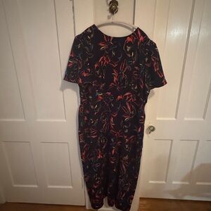 Sugarlips Vibrant Floral Midi Dress
